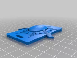 Sun Keychain