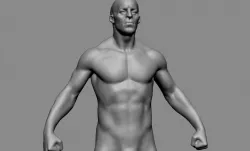 Superhero Body v2 3D model
