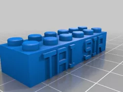 TAI lego Block Necklace/Keychain