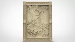 Talking tree 3D models for artcam and aspire 3D model
