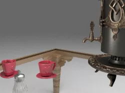 Tea Set 3D model