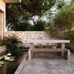 The Backyard Exterior Scene 3D model 3D model