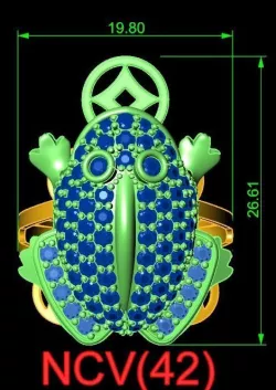TOAD RING 3D model