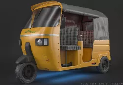 Tuck Tuck  Three wheel 3D model