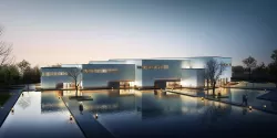 Urban geological and cultural exhibition center 3D model