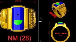USA RINGS 3D model
