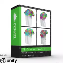 VR Clothes Vol 01 Low-poly  3D model