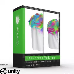 VR Clothes Vol 02 Low-poly  3D model