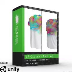 VR Clothes Vol 03 Low-poly  3D model
