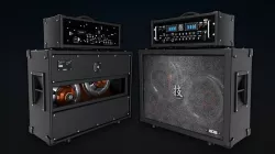 WAZA AMP HEAD and CABINET 212 3D model