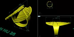 Wings ring 3D model