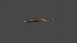 Wooden Pen 3D model