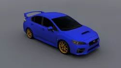2016 Subaru WRX STI 3D model