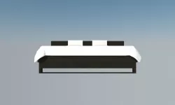3d bed 3D model