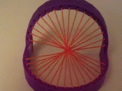 3D circle string art