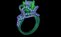3d ring patterns 3D model