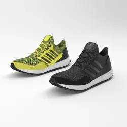 adidas ultra boost running shoes 3D model