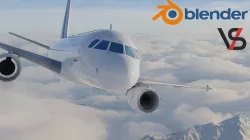 Airbus A318 Air france livery Low-poly  3D model