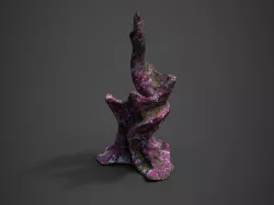 Alien Flora Low-poly  3D model