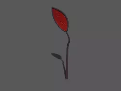 Alien Flora  Low-poly  3D model