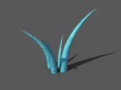 Alien Flora  Low-poly  3D model