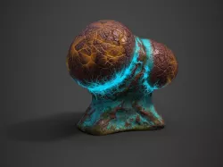 Alien Flora  Low-poly  3D model
