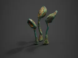 Alien Flora  Low-poly  3D model