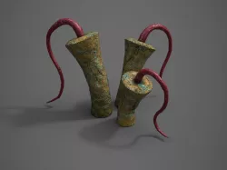 Alien Flora  Low-poly  3D model