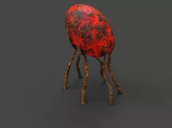 Alien Flora  Low-poly  3D model