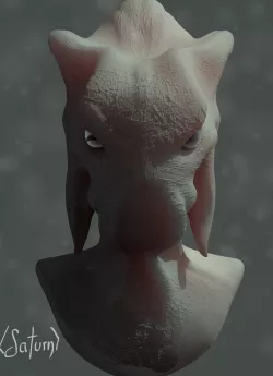 Alien Head  3D model