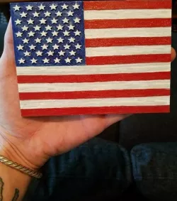 American Flag 3D model