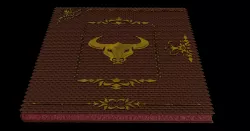 Ancient Book 3d Model 3D model