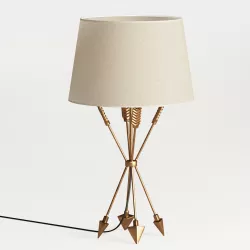 Antique Brass Arrow Accent Lamp 3D model