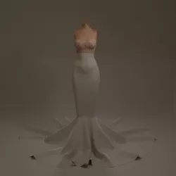 Ariel Dress 3D model