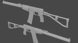 AS VAL Low-poly  3D model