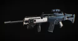 Assault Rifle HK36 Low-poly  3D model