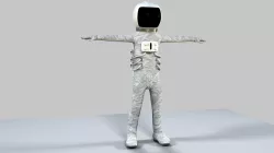 Astronaut Cartoon 3D model
