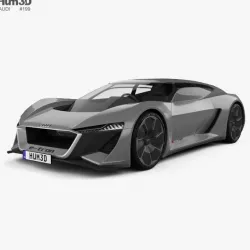 Audi PB18 e-tron 2018 3D model