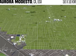 Aurora Modesto CA 3D model