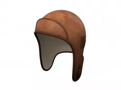 Aviator Cap 3D model