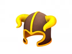 Barbarian Helmet 3D model