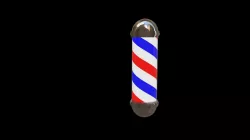 Barber lamp 3D model