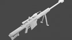 Barrett M82 3D model