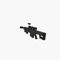 Barrett M82A1 Rifle 3D model