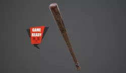 Baseball Bat PBR GameReady Low-poly  3D model