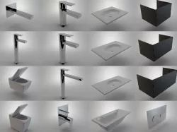 Bathroom Collection 01 3D model