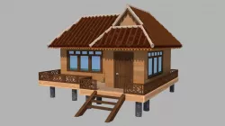 Beach House 3D model