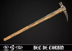 Bec de corbin  01 Low-poly  3D model