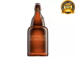Beer growler 3D model
