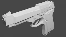 Beretta M9 3D model
